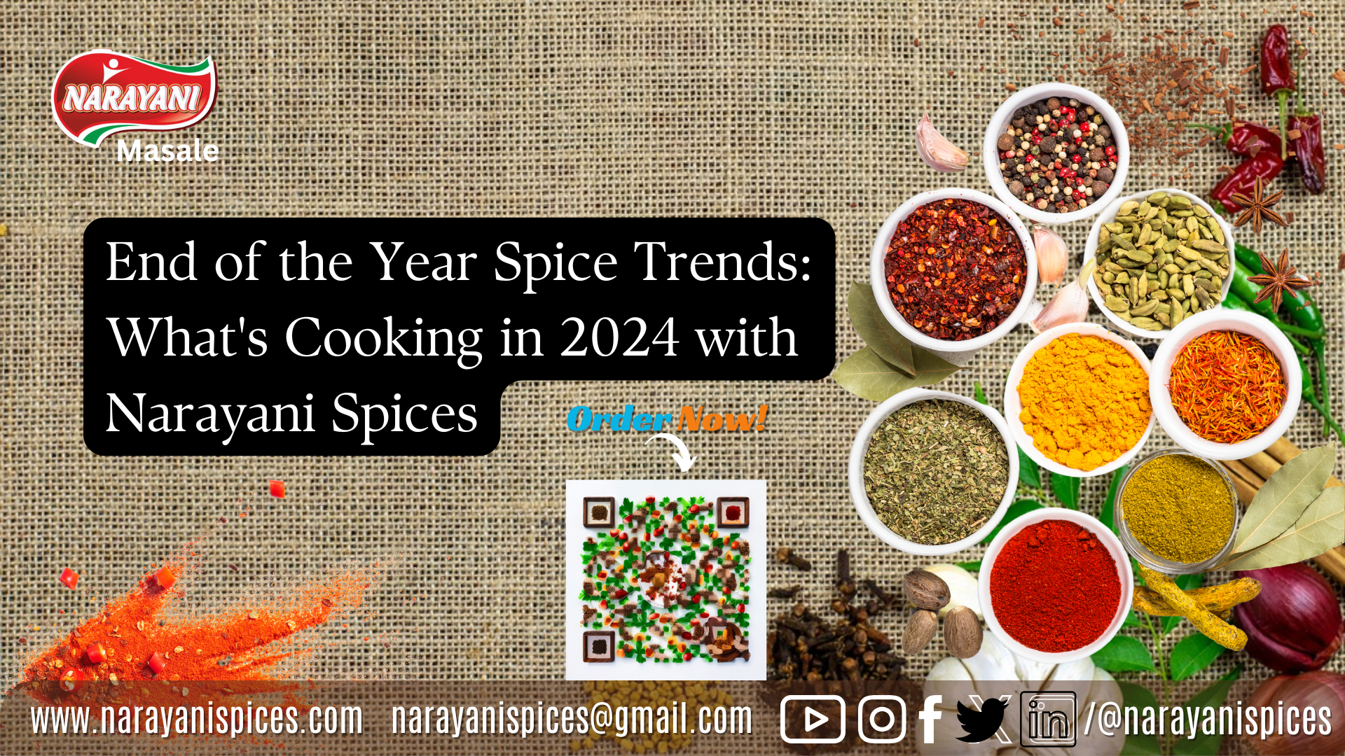 End of the Year Spice Trends: What's Cooking in 2024 with Narayani Spices